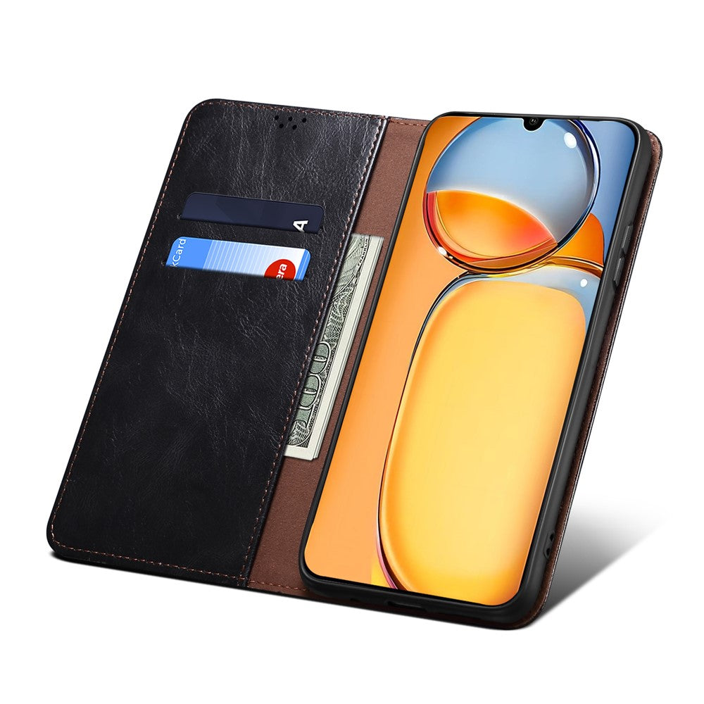 For Xiaomi Redmi 13C 4G / Poco C65 4G Cover PU Leather Anti-drop Stand Cell Phone Case