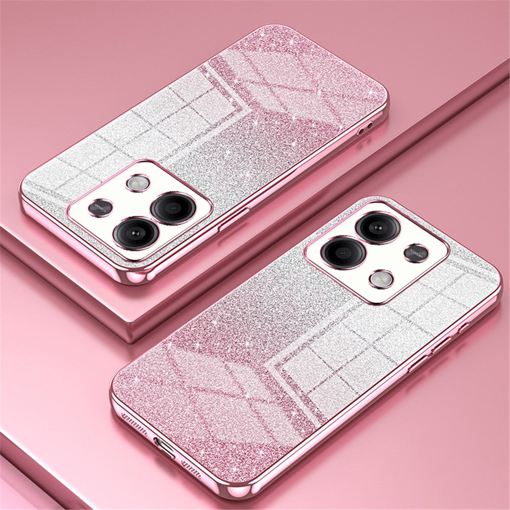 For Xiaomi Redmi Note 13 5G Glitter Design TPU Cover Precise Cutout Cell Phone Case