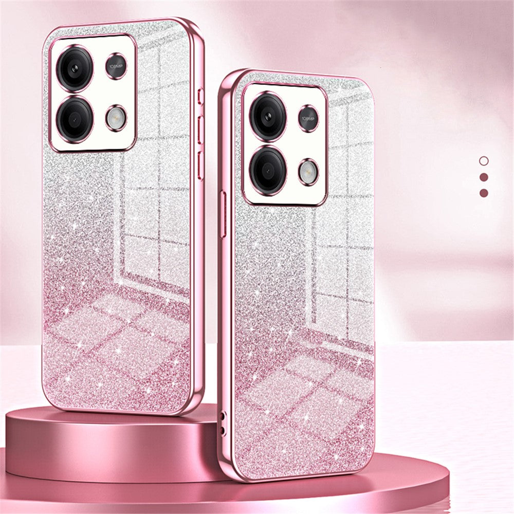 For Xiaomi Redmi Note 13 5G Glitter Design TPU Cover Precise Cutout Cell Phone Case