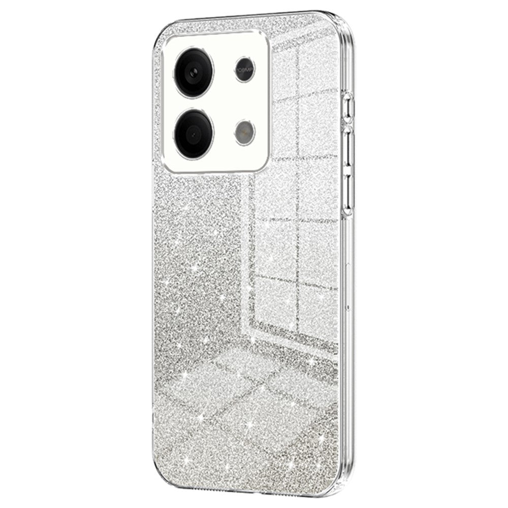 For Xiaomi Redmi Note 13 5G Glitter Design TPU Cover Precise Cutout Cell Phone Case