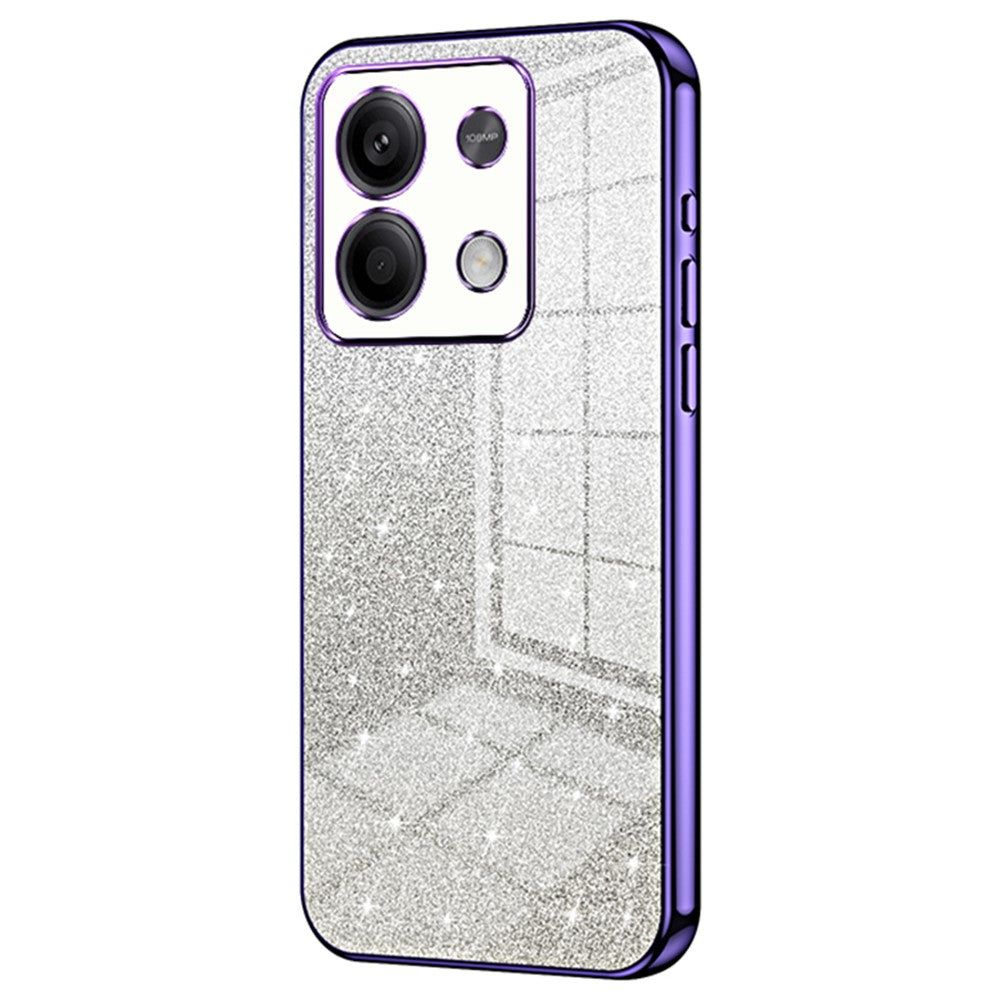 For Xiaomi Redmi Note 13 5G Glitter Design TPU Cover Precise Cutout Cell Phone Case