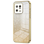 For Xiaomi 13 Cover Soft TPU Precise Cutout Gradient Glitter Design Cell Phone Case