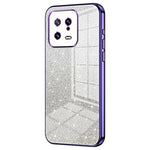 For Xiaomi 13 Cover Soft TPU Precise Cutout Gradient Glitter Design Cell Phone Case