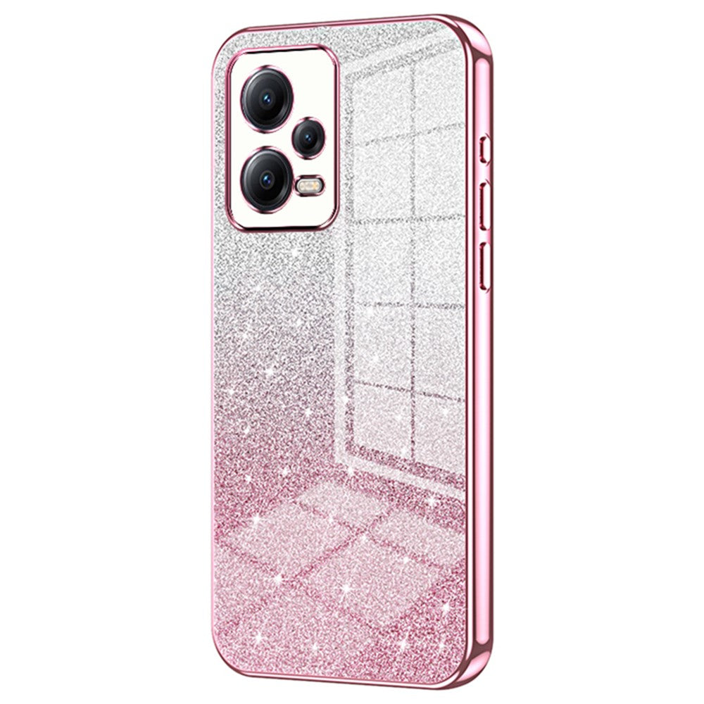 Xiaomi Redmi Note 12 5G (Global) / (Indien) / Poco X5 5G Fallskyddande TPU-mobilskal med precisa utskärningar