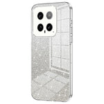 Back Protective Cover for Xiaomi 14 Precise Cutout Gradient Glitter TPU Cell Phone Case