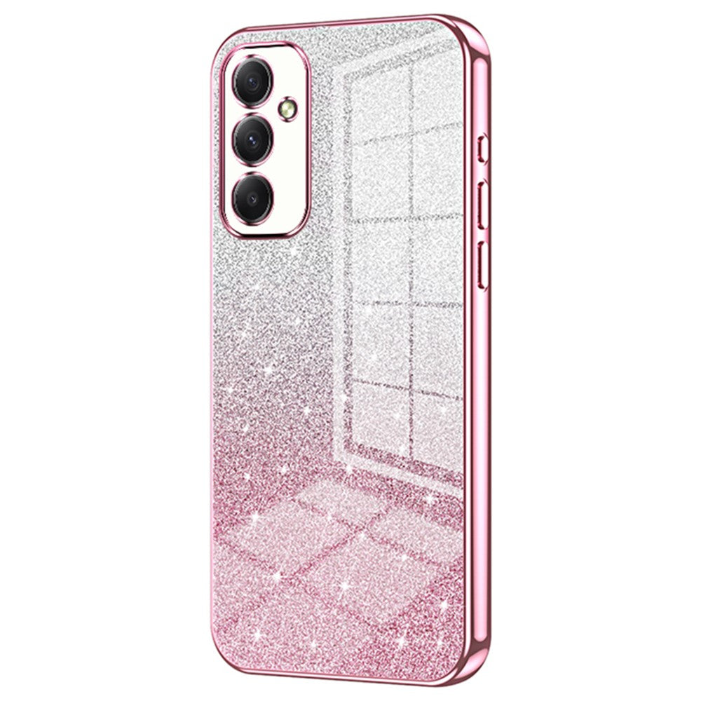 Samsung Galaxy A34 5G Mobilskal Galvaniserat Gradient Glitter TPU-skal