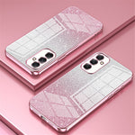 For Samsung Galaxy A34 5G Cell Phone Cases Electroplating Gradient Glitter TPU Cover