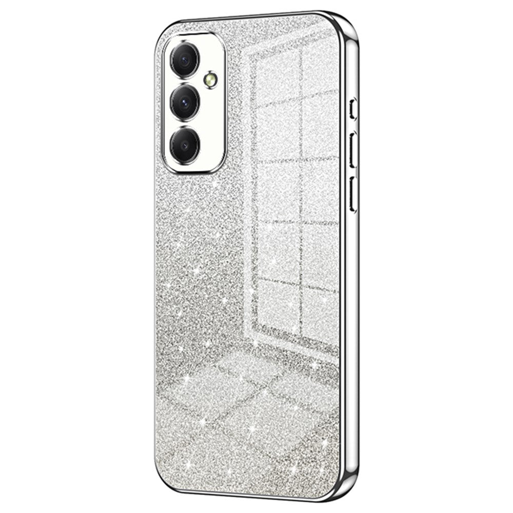 For Samsung Galaxy A34 5G Cell Phone Cases Electroplating Gradient Glitter TPU Cover