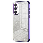 For Samsung Galaxy A34 5G Cell Phone Cases Electroplating Gradient Glitter TPU Cover