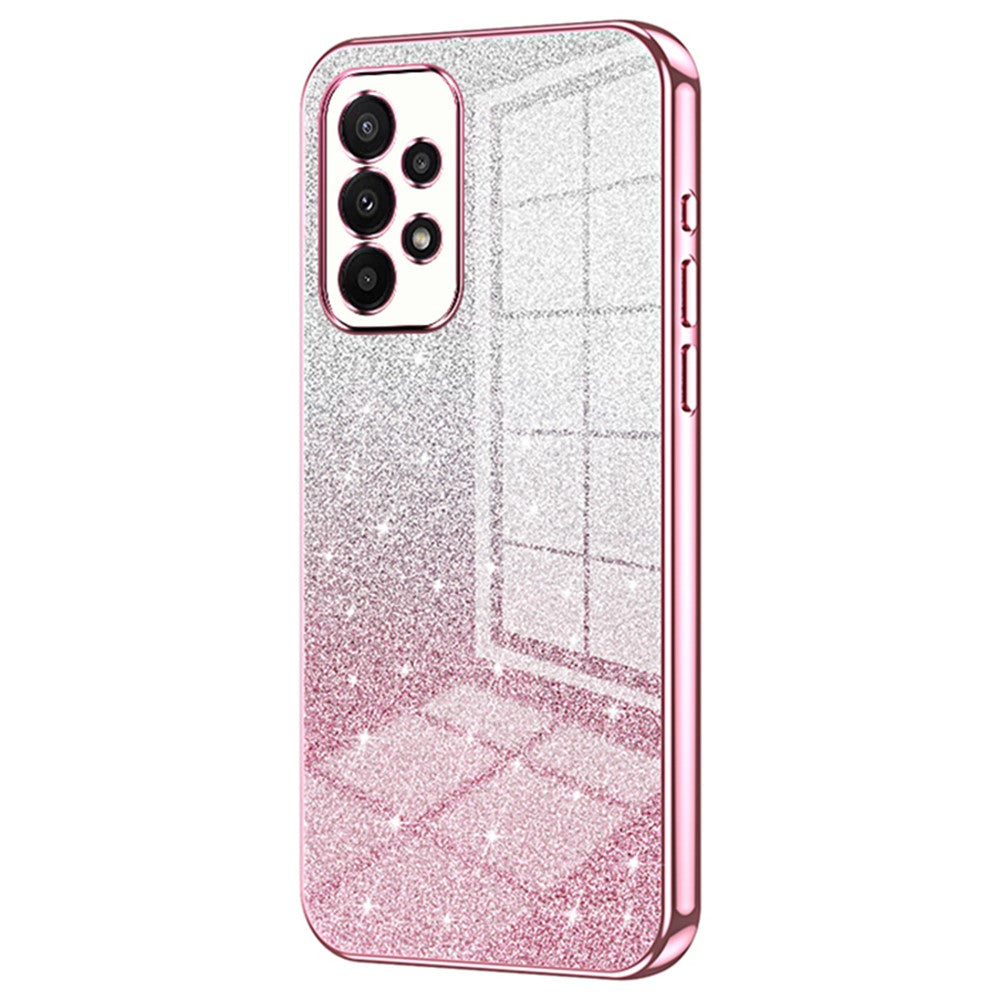 Samsung Galaxy A23 4G / A23 5G (Global Version) Skal Glitter Design TPU Precisa Utskurna mobilskal