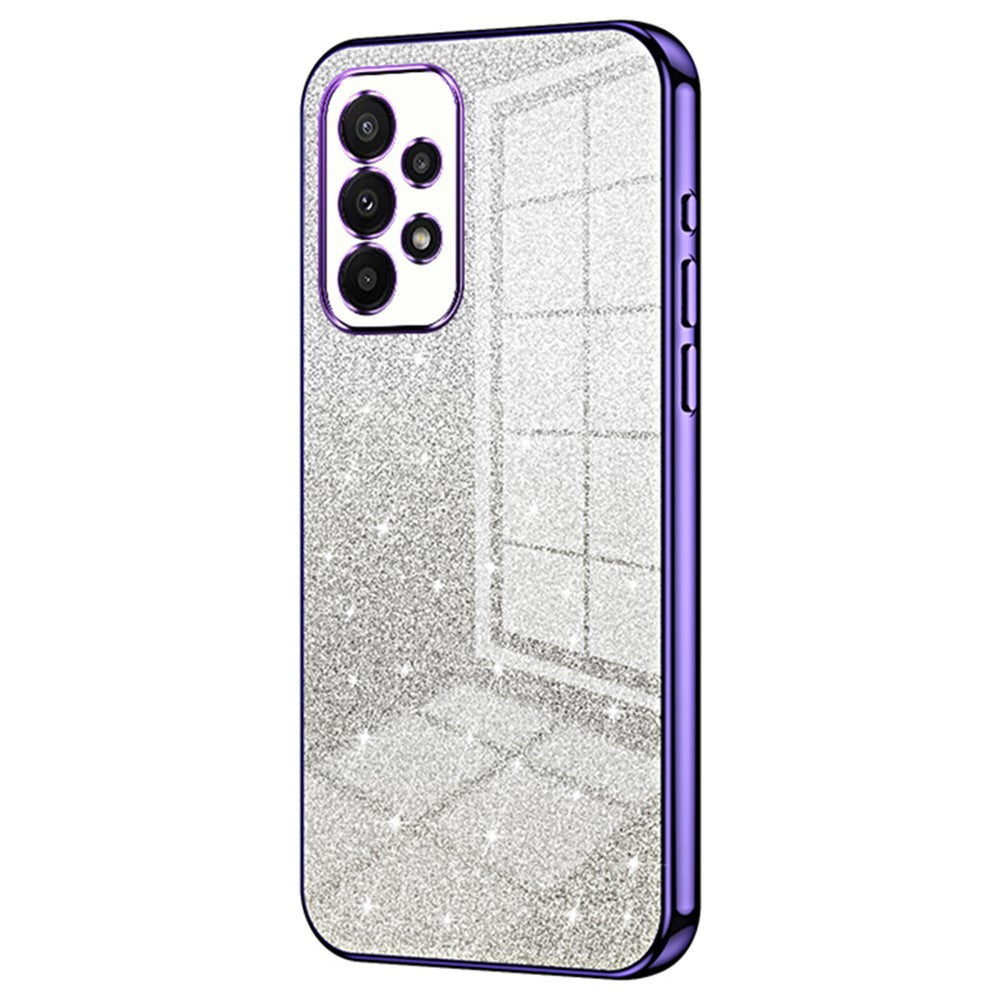 Samsung Galaxy A23 4G / A23 5G (Global Version) Skal Glitter Design TPU Precisa Utskurna mobilskal