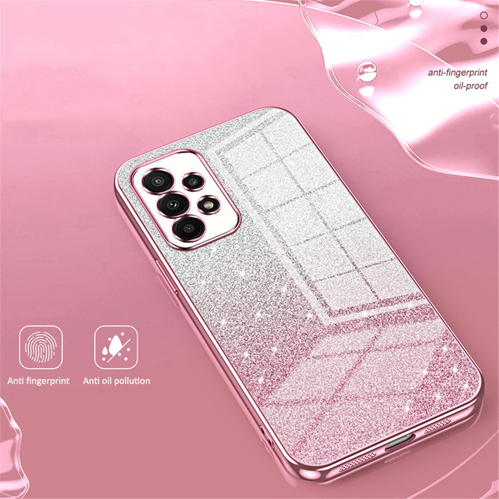 Samsung Galaxy A23 4G / A23 5G (Global Version) Skal Glitter Design TPU Precisa Utskurna mobilskal