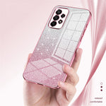 Til Samsung Galaxy A23 4G / A23 5G (Global Version) Cover med Glitter Design TPU Præcise Udskæringer Telefoncover