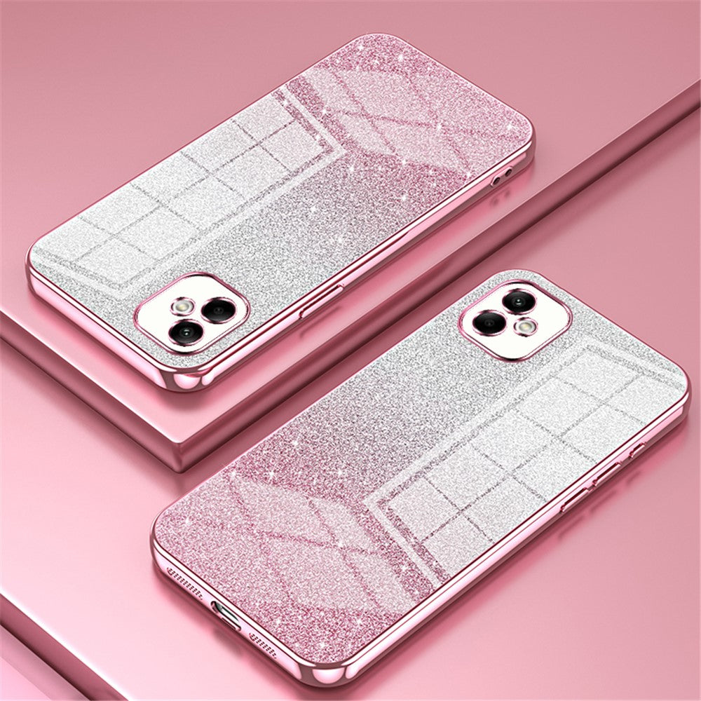 For Samsung Galaxy A05 4G Cell Phone Cases Electroplating TPU Precise Cutout Cover