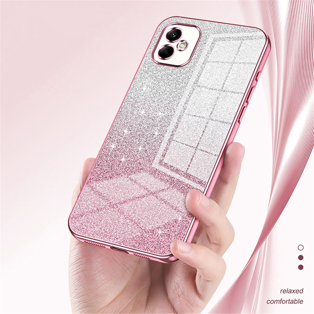 For Samsung Galaxy A05 4G Cell Phone Cases Electroplating TPU Precise Cutout Cover