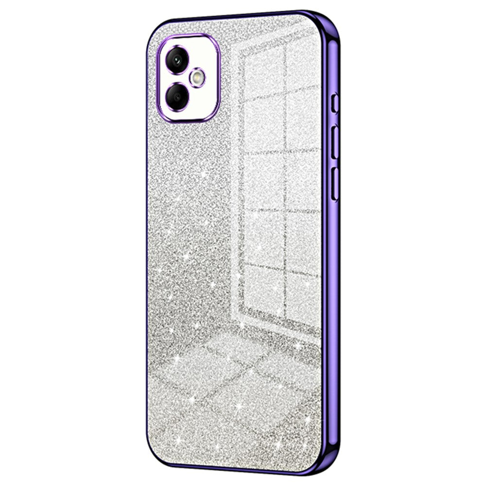 For Samsung Galaxy A05 4G Cell Phone Cases Electroplating TPU Precise Cutout Cover