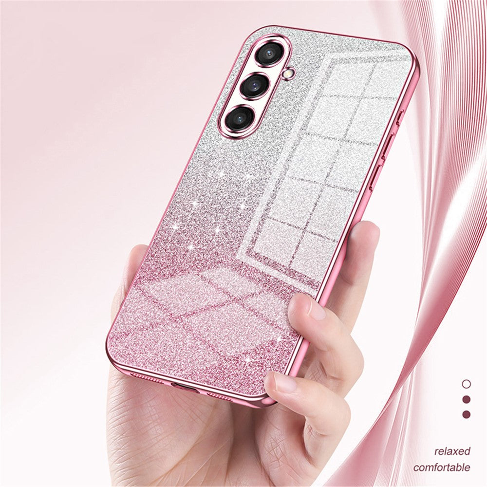 For Samsung Galaxy S23 FE Case Electroplating TPU Precise Cutout Phone Protector