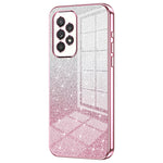 For Samsung Galaxy A33 5G Case Precise Cutout Gradient Glitter Design Phone Back Protector
