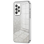 For Samsung Galaxy A33 5G Case Precise Cutout Gradient Glitter Design Phone Back Protector