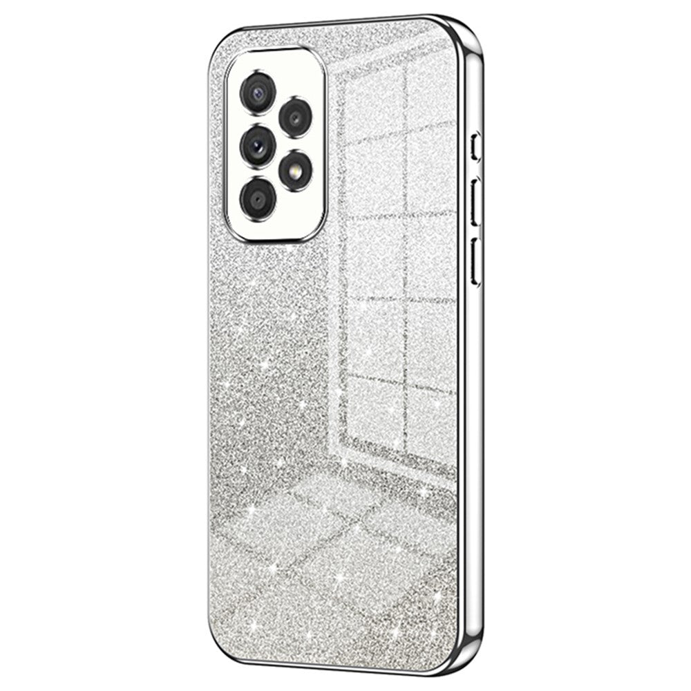 For Samsung Galaxy A33 5G Case Precise Cutout Gradient Glitter Design Phone Back Protector