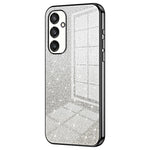 For Samsung Galaxy S24 Precise Cutout Cell Phone Case Gradient Glitter TPU Cover
