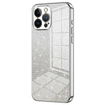Cell Phone Case for iPhone 13 Pro Max Precise Cutout Electroplating Gradient Glitter TPU Cover
