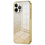 Cell Phone Case for iPhone 13 Pro Max Precise Cutout Electroplating Gradient Glitter TPU Cover