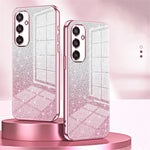 For Samsung Galaxy S24+ Cell Phone Case Precise Cutout TPU Electroplating Glitter Back Cover