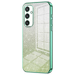 For Samsung Galaxy S24+ Cell Phone Case Precise Cutout TPU Electroplating Glitter Back Cover