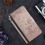 Til Samsung Galaxy A15 5G Cover PU Læder Pung Mobiltelefon Etui med Rem