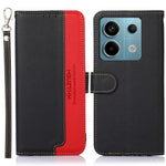 KHAZNEH For Xiaomi Redmi Note 13 Pro 5G Cell Phone Cases RFID Blocking Leather Cover