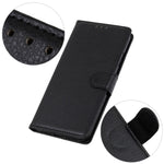 For Xiaomi Redmi Note 13 5G / 13 5G (China) Case PU Leather Litchi Texture Flip Wallet Phone Protector