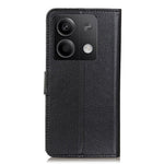 For Xiaomi Redmi Note 13 5G / 13 5G (China) Case PU Leather Litchi Texture Flip Wallet Phone Protector
