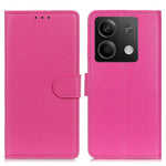 For Xiaomi Redmi Note 13 5G / 13 5G (China) Case PU Leather Litchi Texture Flip Wallet Phone Protector