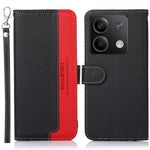 KHAZNEH For Xiaomi Redmi Note 13 5G / 13 5G (China) Cell Phone Case RFID Blocking Litchi Texture Protective Cover
