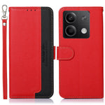 KHAZNEH For Xiaomi Redmi Note 13 5G / 13 5G (China) Cell Phone Case RFID Blocking Litchi Texture Protective Cover