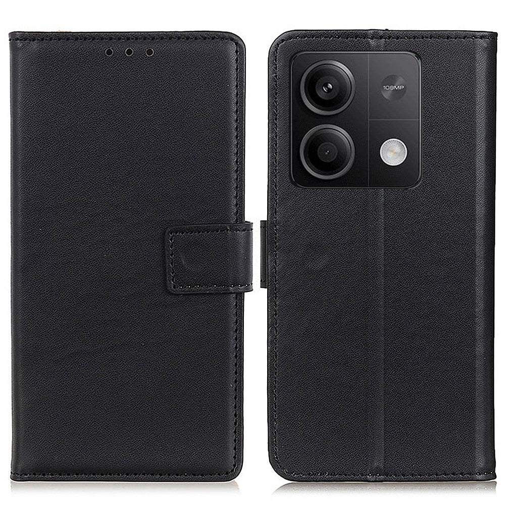 For Xiaomi Redmi Note 13 5G / 13 5G (China) Case Anti-Scratch PU Leather Drop-Proof Cell Phone Cover Wallet