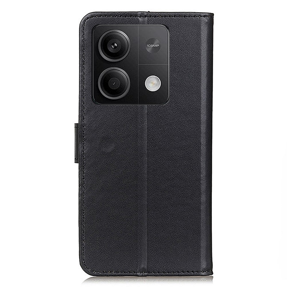 For Xiaomi Redmi Note 13 5G / 13 5G (China) Case Anti-Scratch PU Leather Drop-Proof Cell Phone Cover Wallet