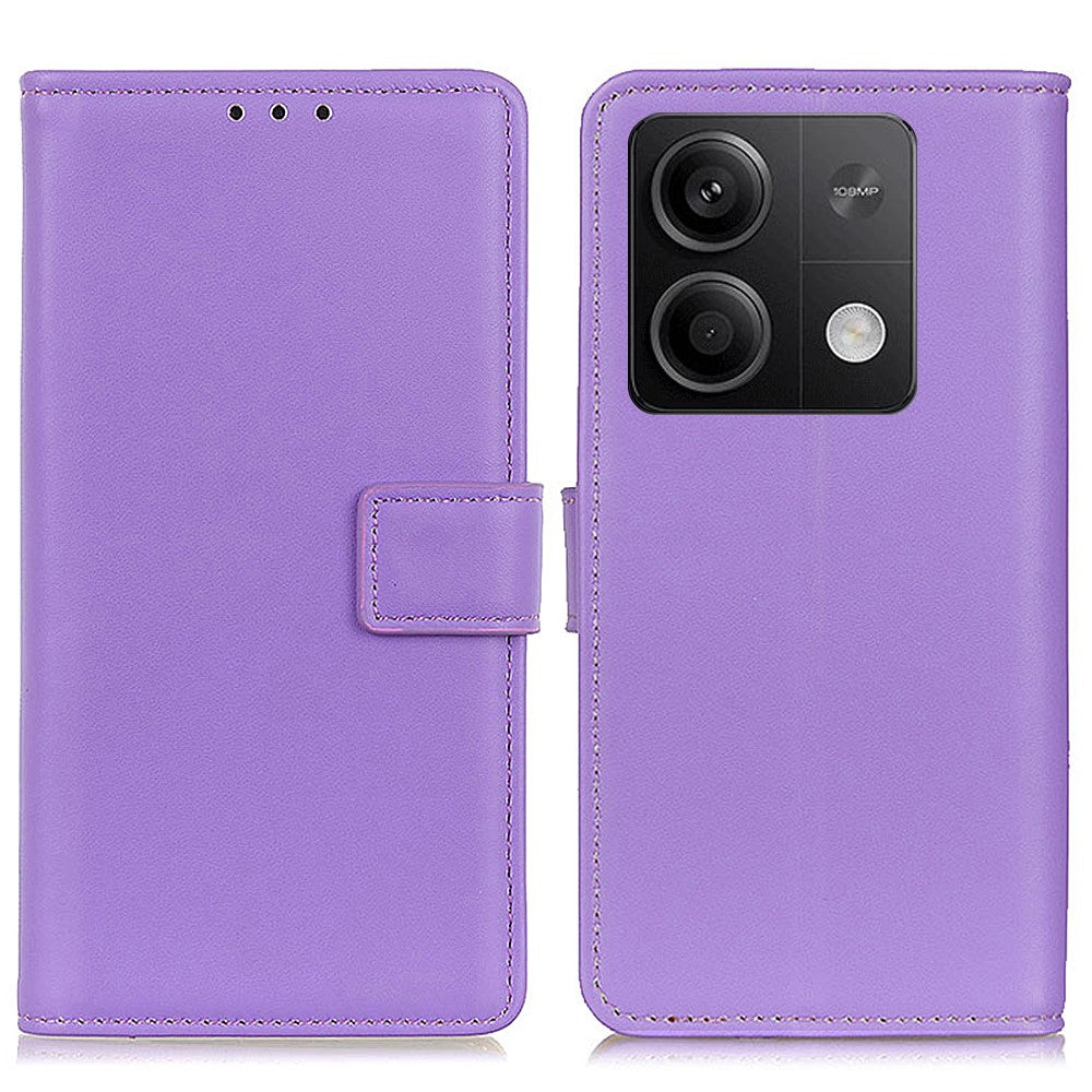 For Xiaomi Redmi Note 13 5G / 13 5G (China) Case Anti-Scratch PU Leather Drop-Proof Cell Phone Cover Wallet