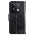 Xiaomi Redmi Note 13 5G / 13 5G (Kina) fodral Nappatextur Plånboksfodral Delat Läder mobilskal