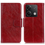 Xiaomi Redmi Note 13 5G / 13 5G (Kina) fodral Nappatextur Plånboksfodral Delat Läder mobilskal