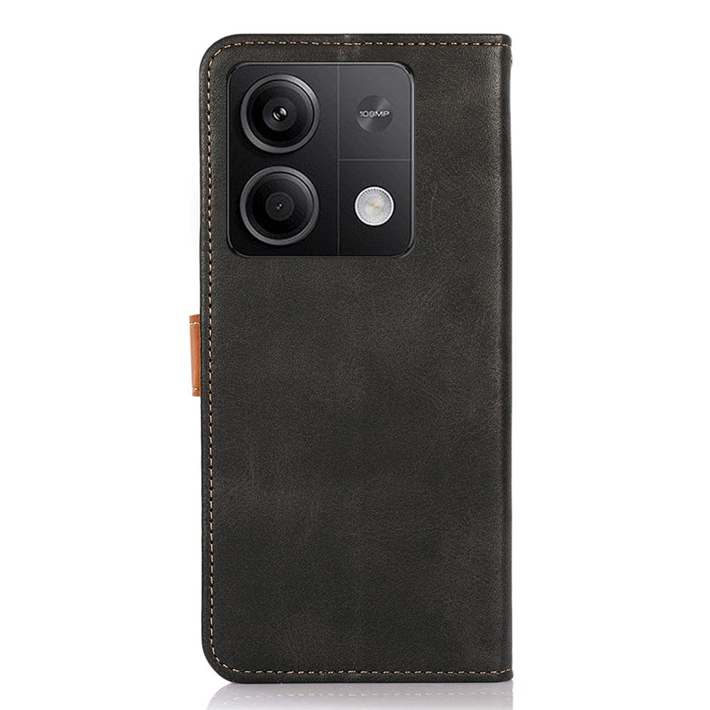 KHAZNEH For Xiaomi Redmi Note 13 5G / 13 5G (China) Phone Case PU Leather Wallet Stand Phone Cover Shell