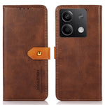 KHAZNEH For Xiaomi Redmi Note 13 5G / 13 5G (China) Phone Case PU Leather Wallet Stand Phone Cover Shell