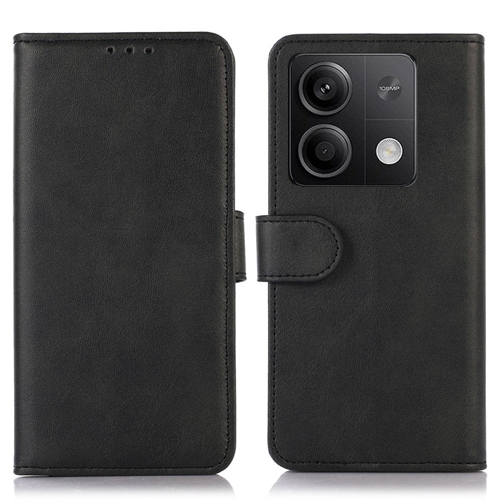 For Xiaomi Redmi Note 13 5G / 13 5G (China) Case Cowhide Texture Shockproof Phone Cover Wallet