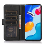 For Xiaomi Redmi Note 13 5G / 13 5G (China) Case Cowhide Texture Shockproof Phone Cover Wallet