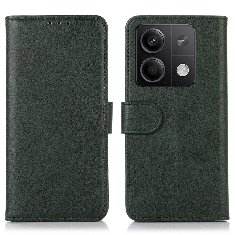For Xiaomi Redmi Note 13 5G / 13 5G (China) Case Cowhide Texture Shockproof Phone Cover Wallet