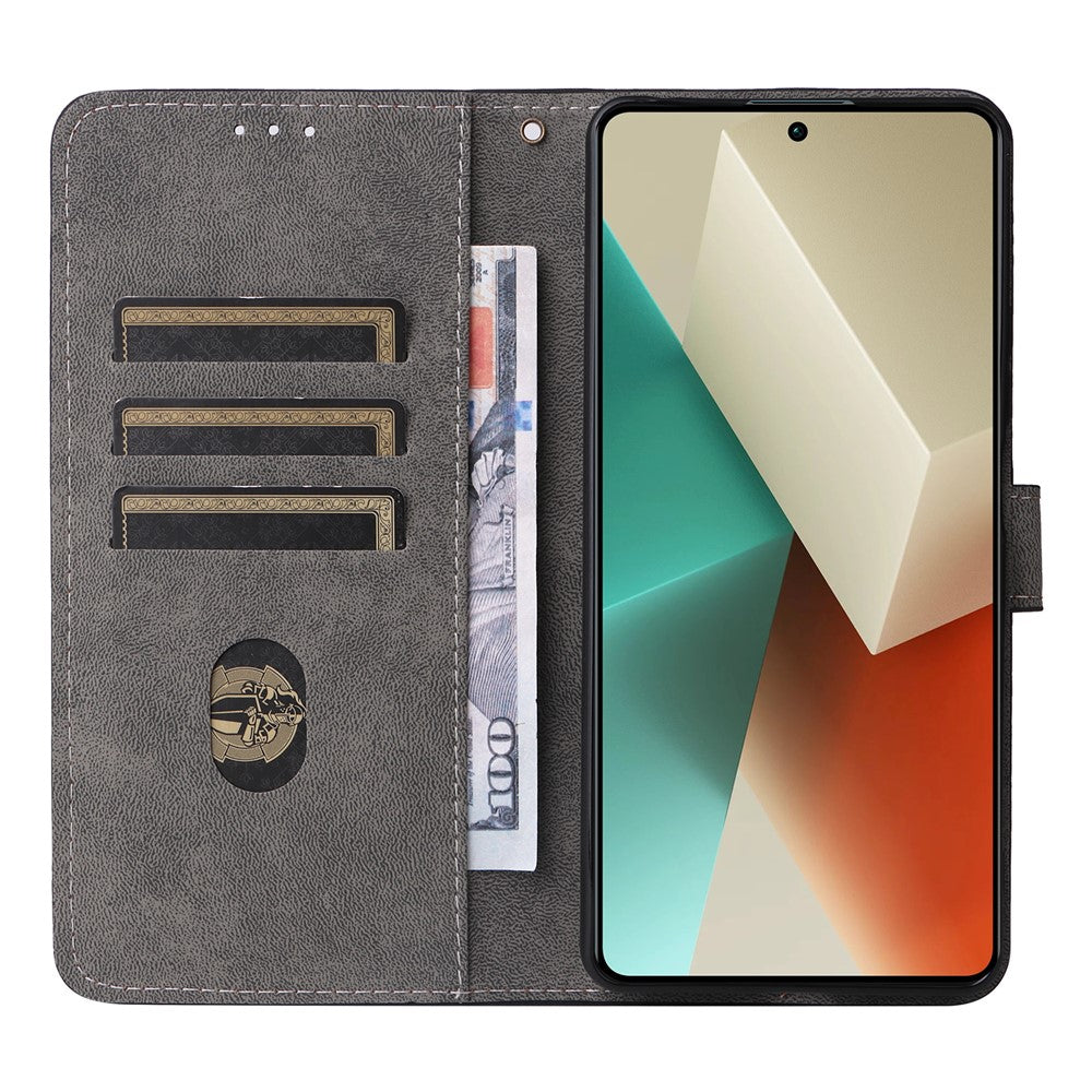 For Xiaomi Redmi Note 13 5G Cell Phone Case RFID Blocking Protective Cover with Strap