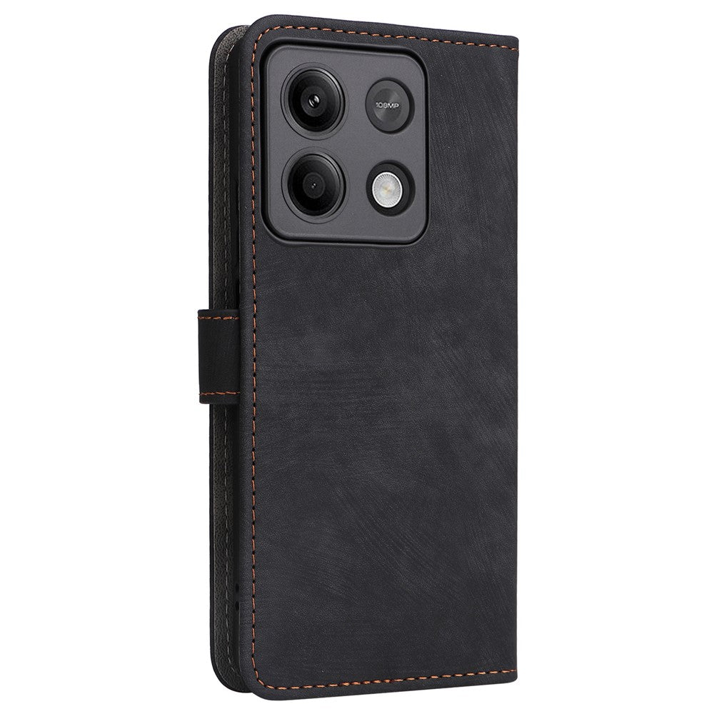 For Xiaomi Redmi Note 13 5G Cell Phone Case RFID Blocking Protective Cover with Strap