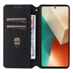 For Xiaomi Redmi Note 13 5G Cover Magnetic Closing Leather Wallet Cell Phone Case
