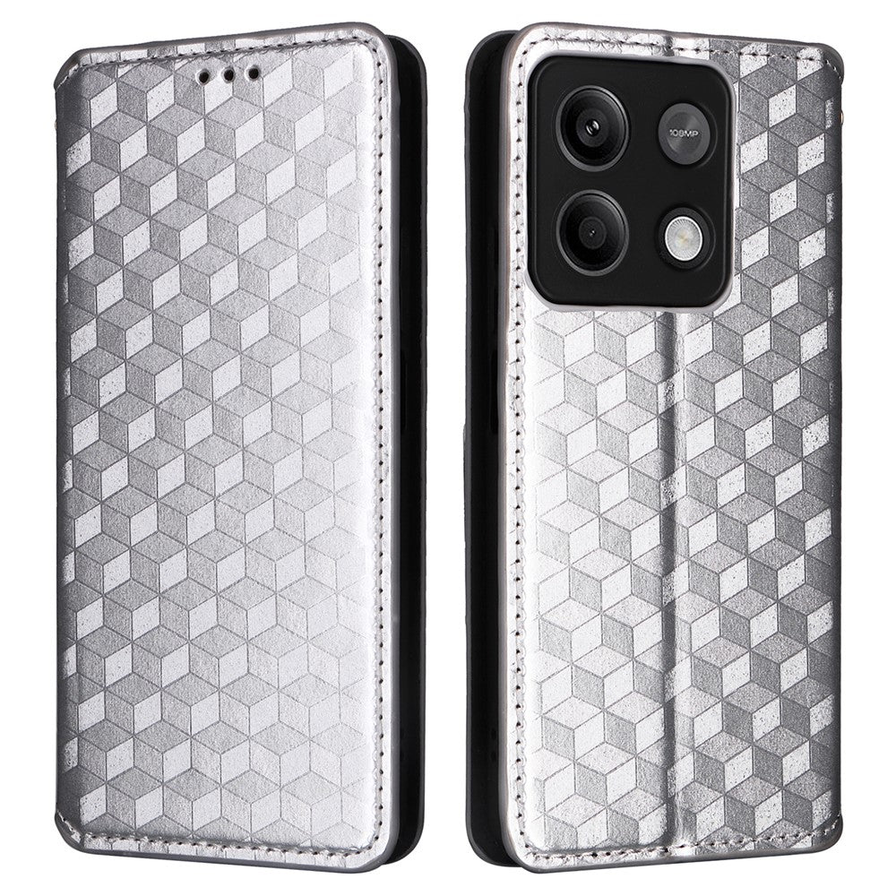 For Xiaomi Redmi Note 13 5G Cover Magnetic Closing Leather Wallet Cell Phone Case